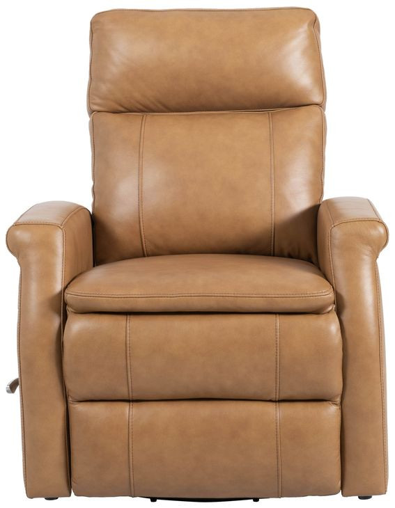 Bristol Russet Leather Swivel Glider Recliner