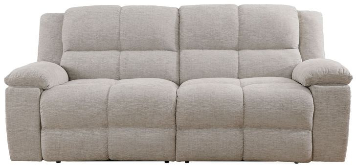Buster Opal Taupe Reclining Sofa