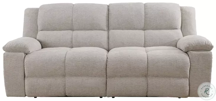 Dash Opal Taupe 90" Reclining Sofa