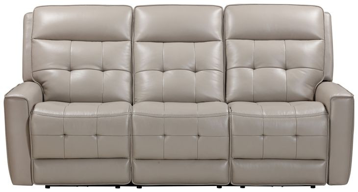 Canterbury Pewter Zero Gravity Power Reclining Sofa With Power Headrest