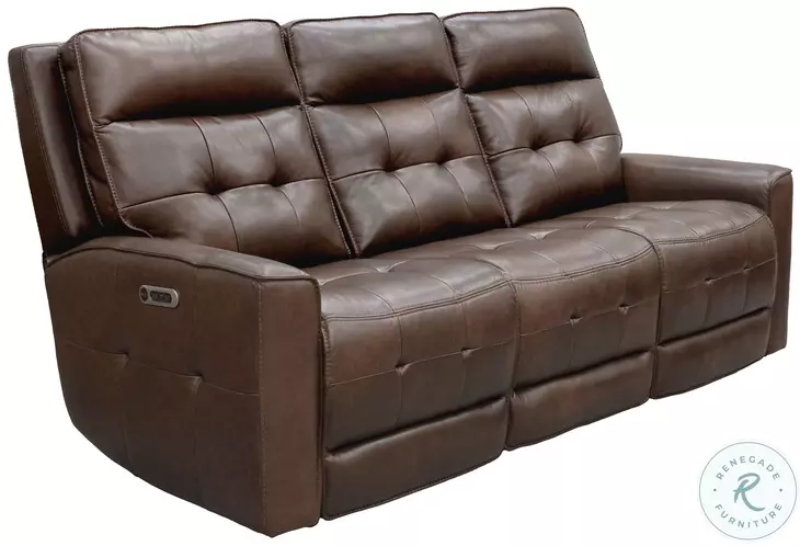 Glendale Acorn Zero Gravity Power Reclining Sofa with Power Headrest