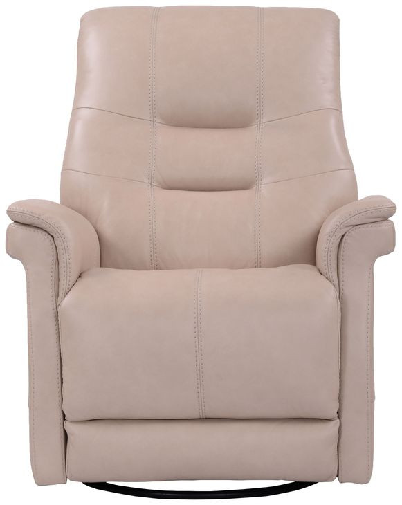 Carnegie Verona Linen Power Cordless Swivel Glider Recliner with Power Headrest