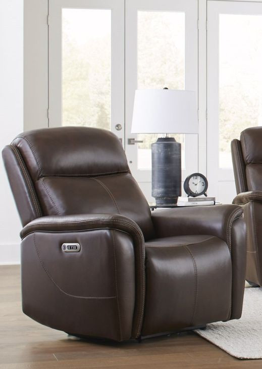 Cascade Auburn Leather Power Recliner