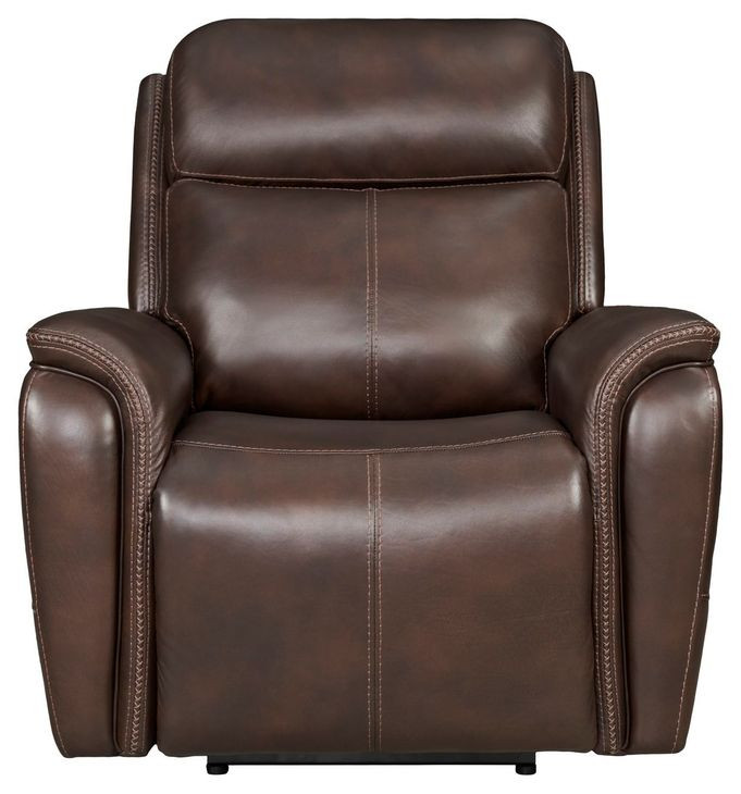 Cascade Auburn Leather Power Recliner