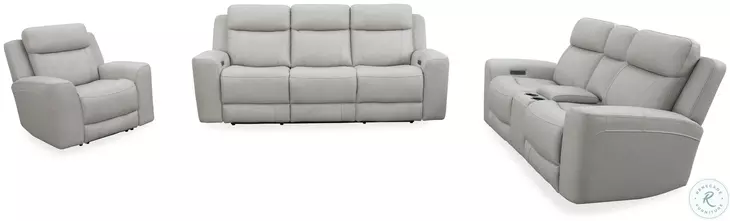 Carrith Stone Leather Power Recliner