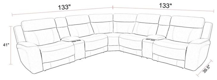 Calgary Autumn Umber Leather 7 Piece Modular Power Reclining Sectional