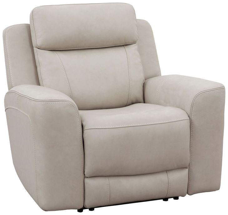 Calgary Stone Leather Power Recliner