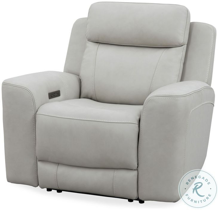 Carrith Stone Leather Power Reclining Living Room Set