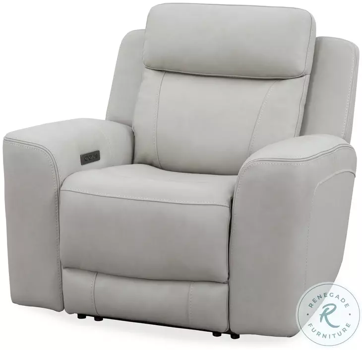 Carrith Stone Leather Power Reclining Living Room Set