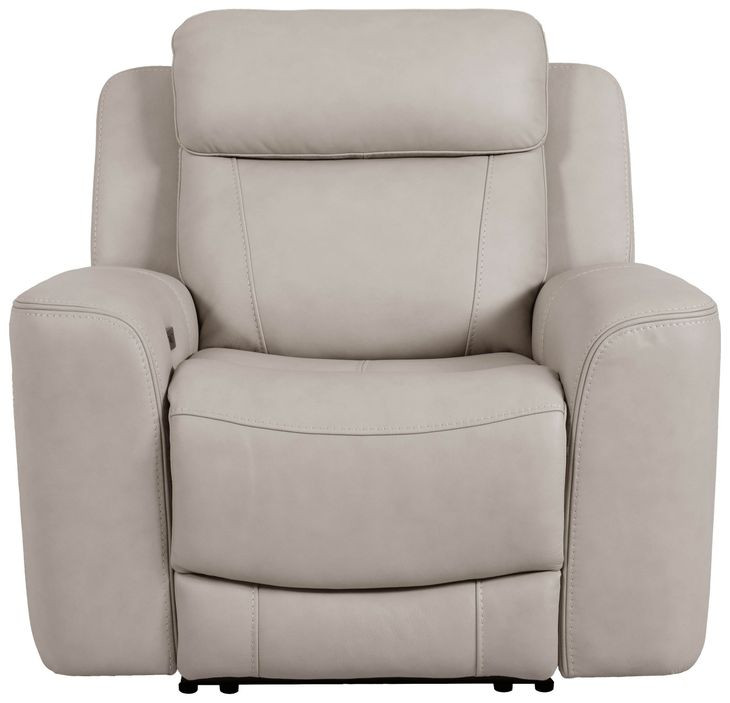 Calgary Stone Leather Power Recliner