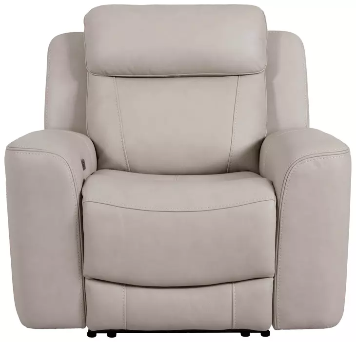 Calgary Stone Leather Power Recliner