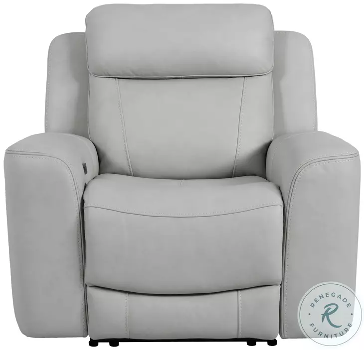 Carrith Stone Leather Power Recliner