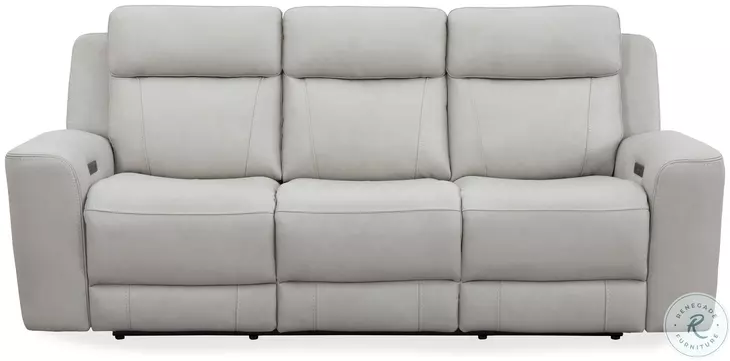 Carrith Stone Leather Power Reclining Sofa
