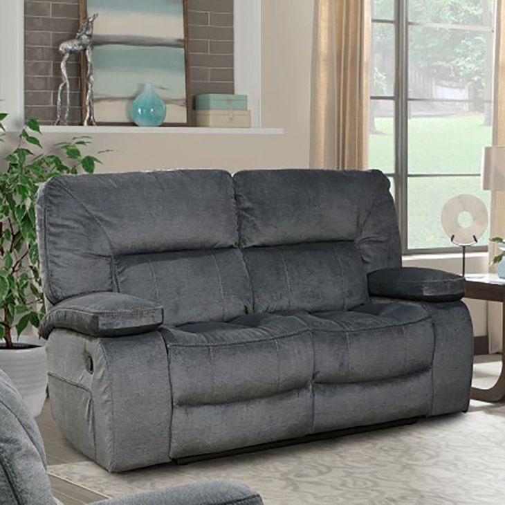 Chapman Polo Performance Fabric Dual Reclining Loveseat