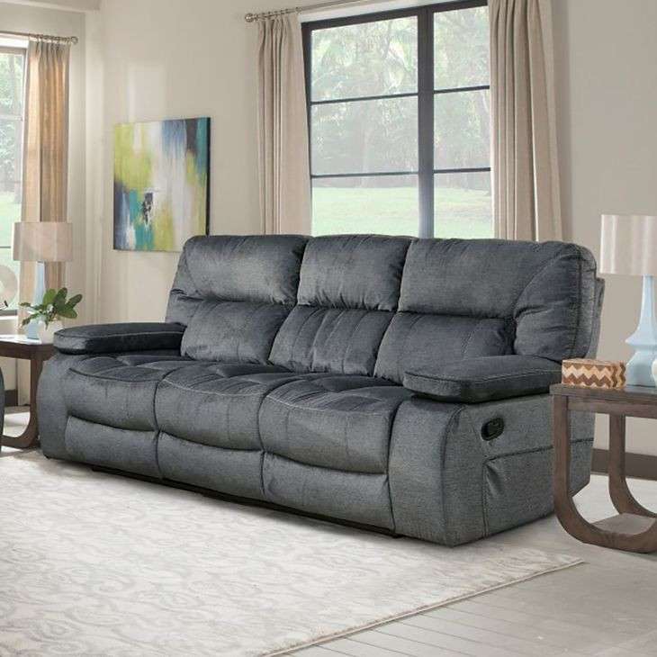 Chapman Polo Performance Fabric Triple Reclining Sofa