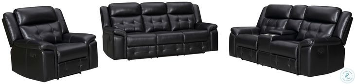 Claverton Phantom Reclining Console Loveseat