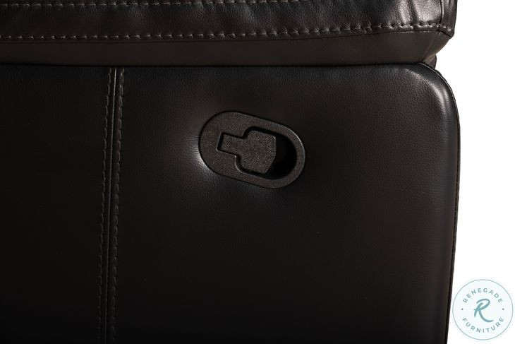 Claverton Phantom Reclining Console Loveseat