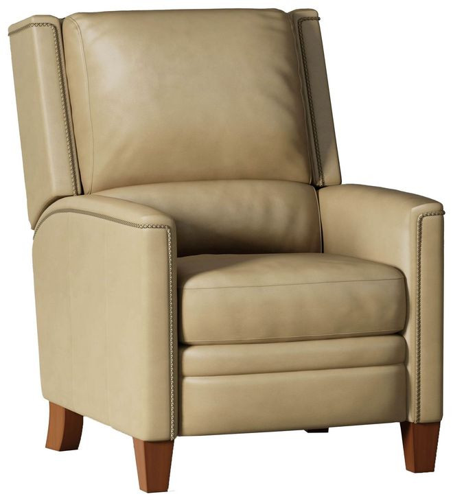 Connor Luxe Latte Leather Recliner