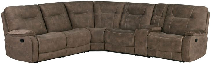 Cooper Shadow Brown Manual Reclining Sectional