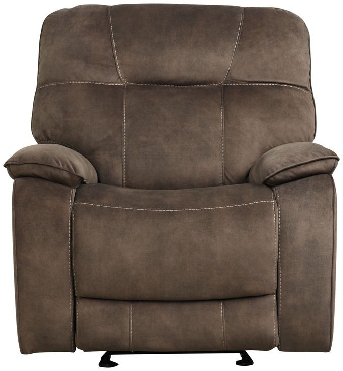 Cooper Shadow Brown Manual Glider Recliner