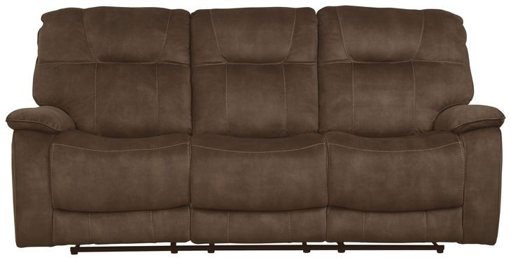 Cooper Shadow Brown Manual Triple Reclining Sofa
