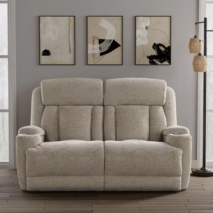 Dalton Lucky Fawn 65" Power Reclining Loveseat