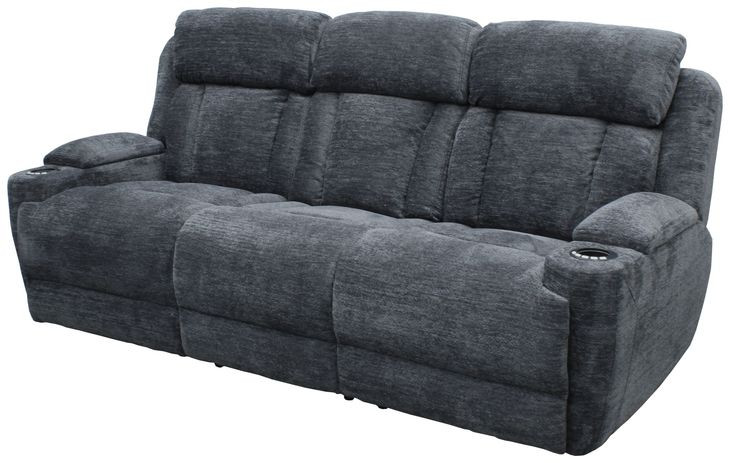 Dalton Lucky Charcoal Power Reclining Sofa