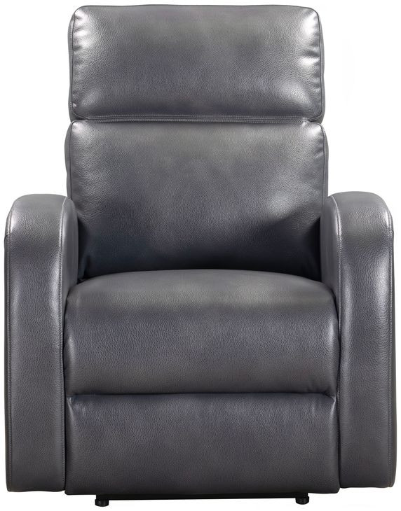 Devin Pebble Grey Manual Recliner