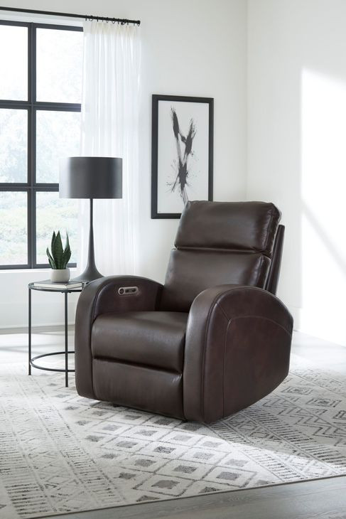 Devin Pebble Brown Power Recliner