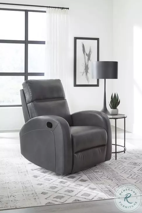 Dorian Pebble Grey Manual Recliner
