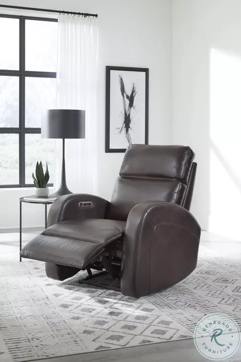Dorian Pebble Brown Power Recliner