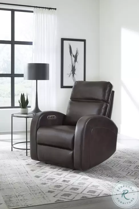Dorian Pebble Brown Power Recliner