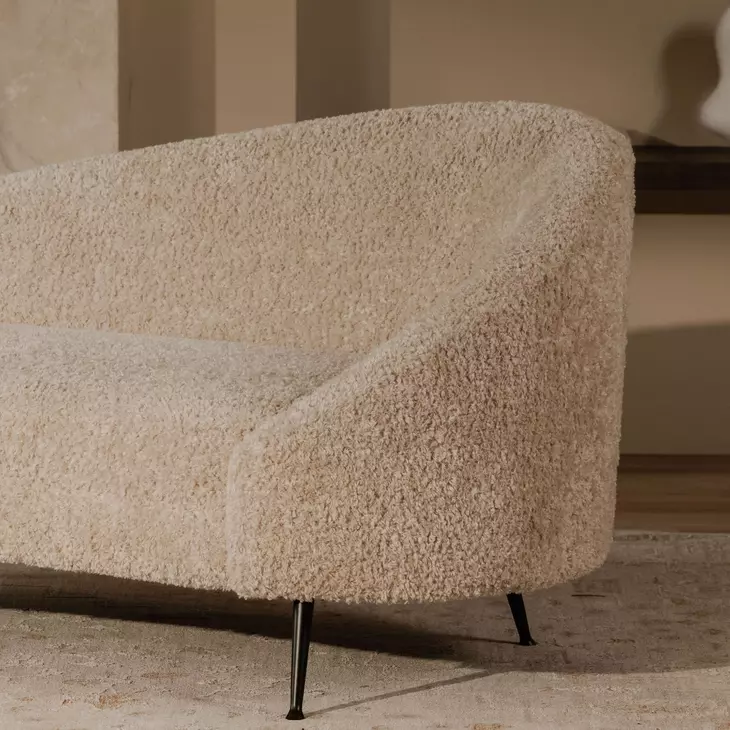 Abigail Light Brown 66" Chaise