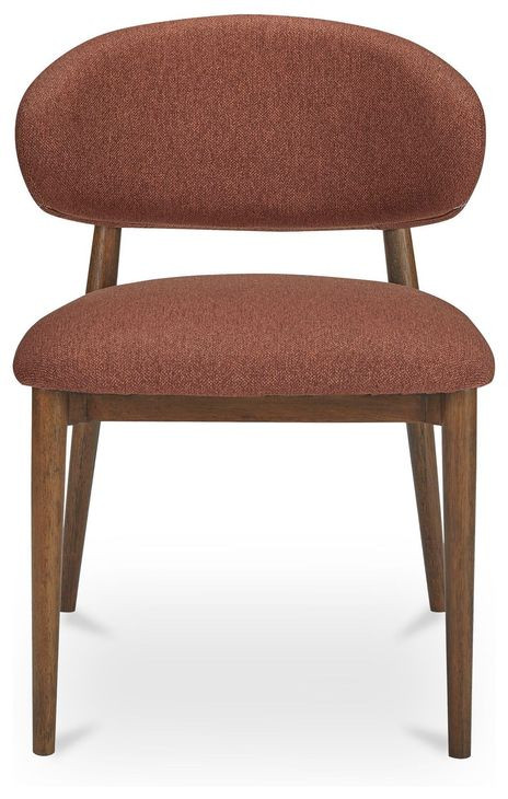 Ellie Rust Performance Fabric Upholstered Dining Chair