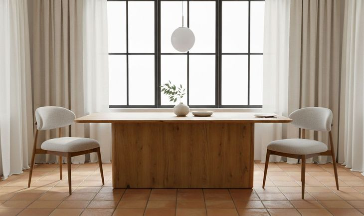 Ellie Oatmeal Performance Fabric Upholstered Dining Chair