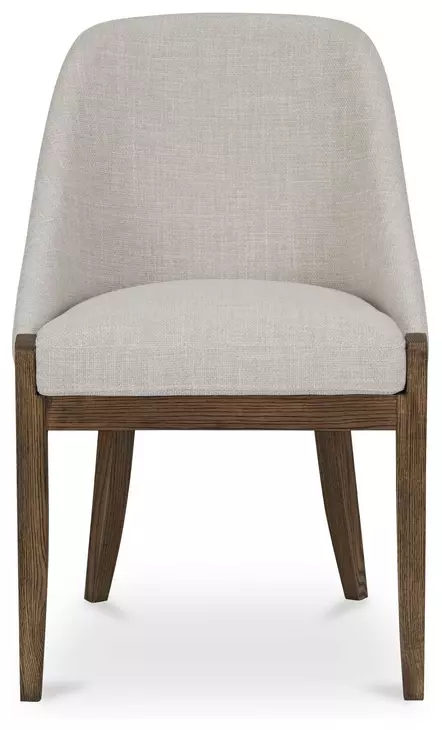 Edward Heather Beige Performance Fabric Upholstered Dining Chair