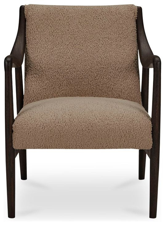 Yates Beige Upholstered Accent Chair