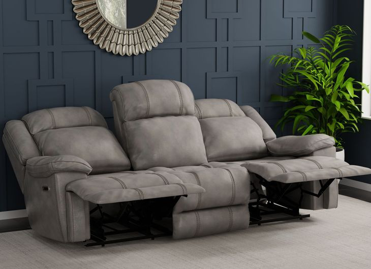 Eclipse Florence Heron Power Reclining Sofa with Power Headrest