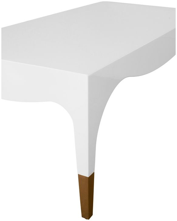 Medina White Rectangular Coffee Table