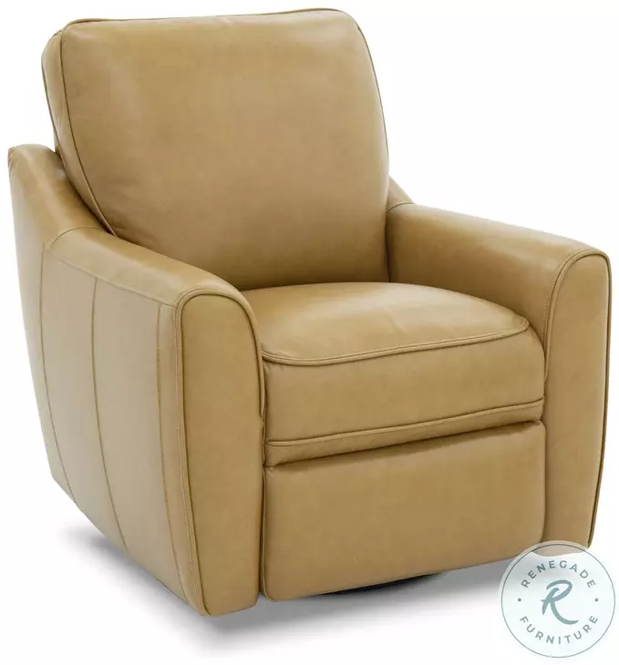 Merriam Seville Wheat Swivel Power Recliner