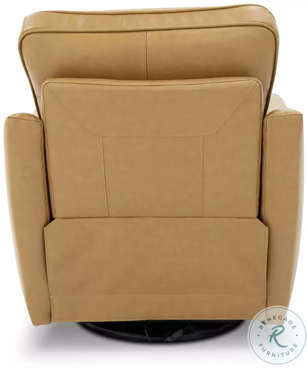 Merriam Seville Wheat Swivel Power Recliner