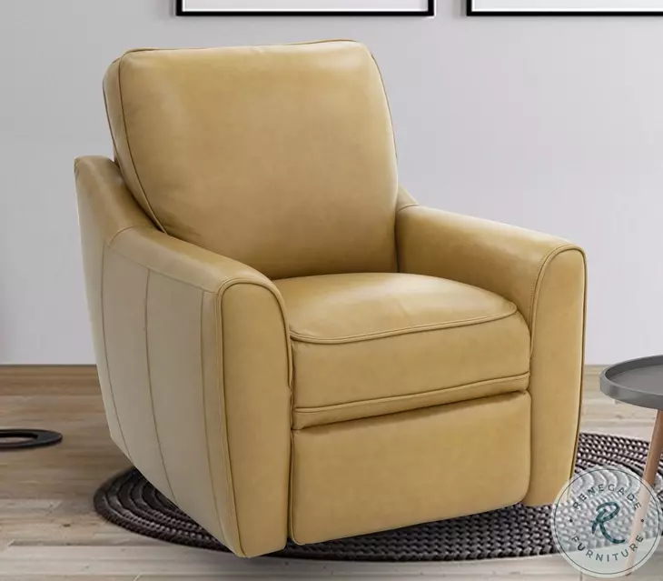 Merriam Seville Wheat Swivel Power Recliner