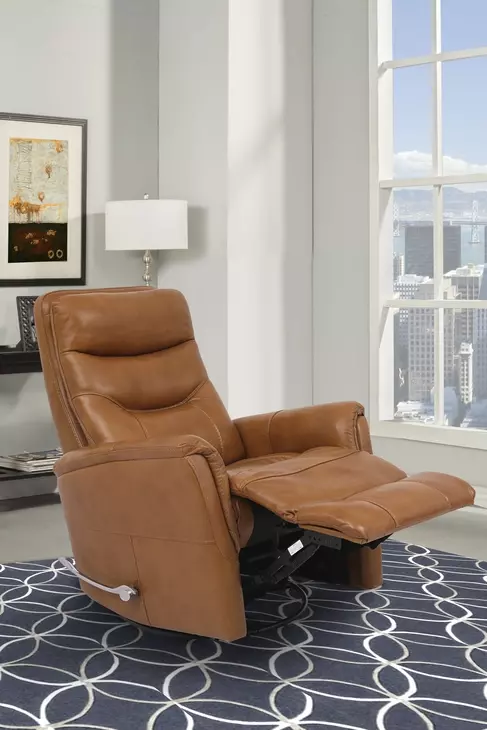Gemini Butterscotch Manual Swivel Glider Recliner