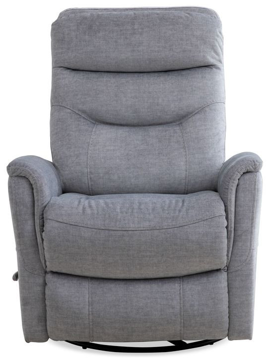Gemini Capri Silver Swivel Glider Recliner
