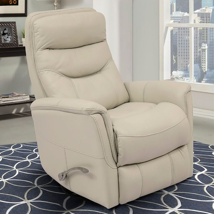 Gemini Ivory Manual Swivel Glider Recliner