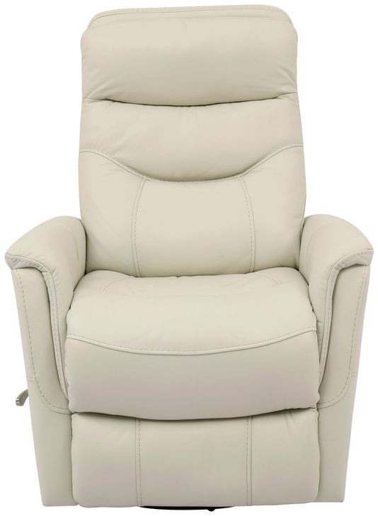 Gemini Ivory Manual Swivel Glider Recliner