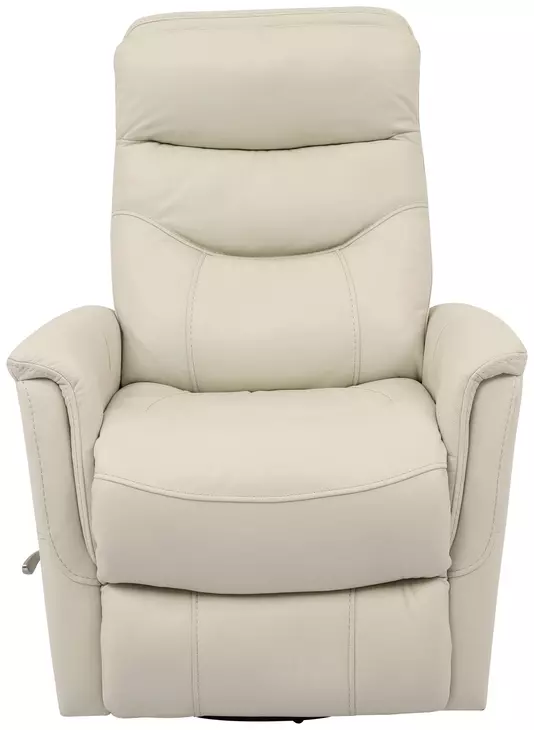 Gemini Ivory Manual Swivel Glider Recliner