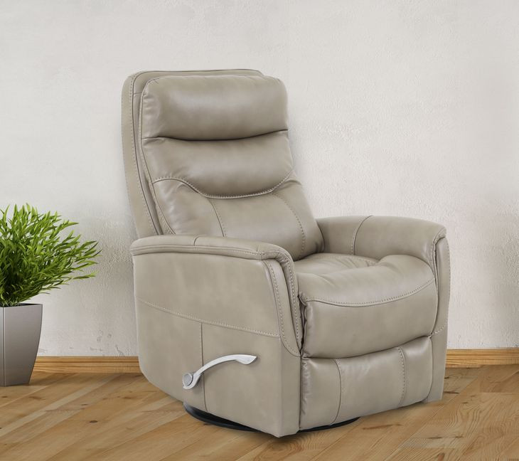 Gemini Linen Performance Fabric Swivel Glider Recliner