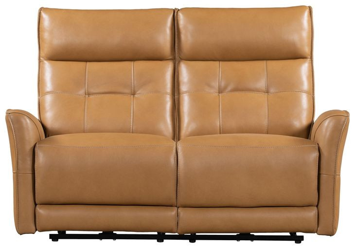 Gershwin Lucca Butterscotch Power Reclining Loveseat with Zero Gravity