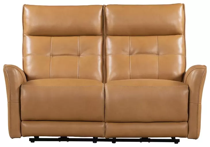 Gershwin Lucca Butterscotch 62" Power Reclining Loveseat with Zero Gravity